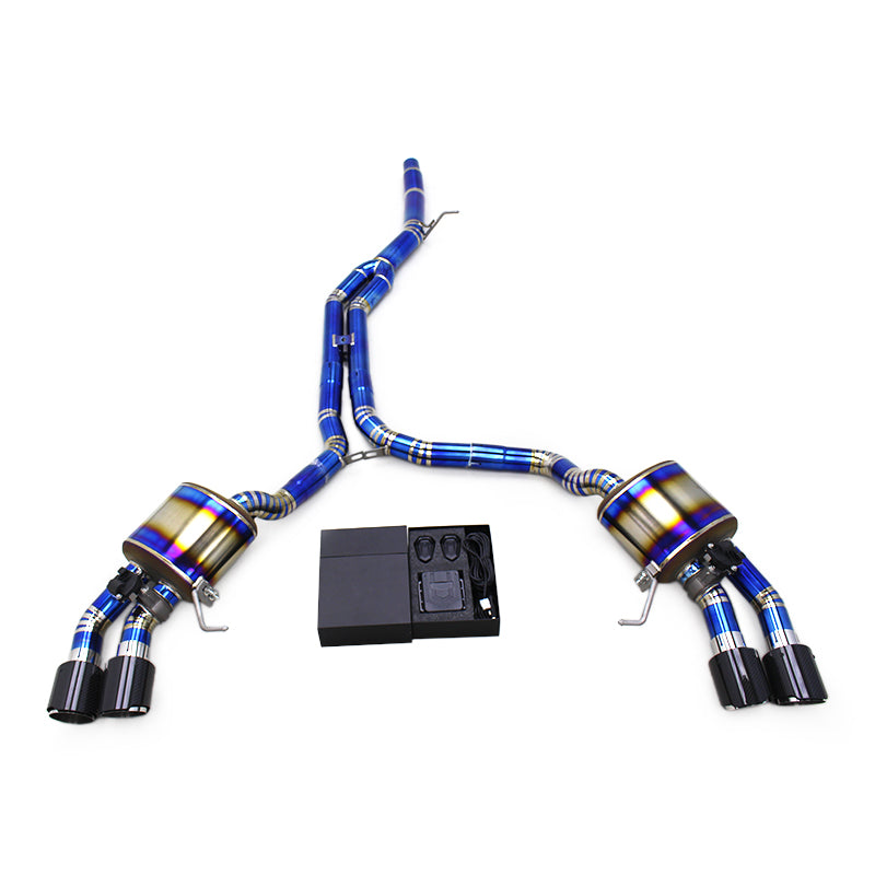 Full Titanium Exhaust Valved System - Porsche Macan 3.0T 2014-2023