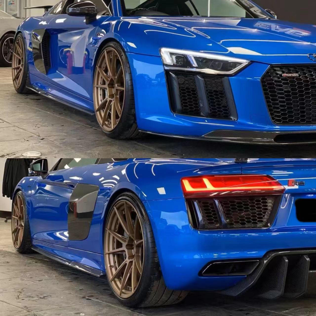 Full Carbon Fiber V-Style R8 Aero Kit - Audi R8 2017-2019