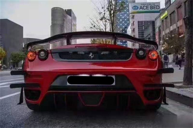 Carbon Fiber Rear V Style Wing - Ferrari F430