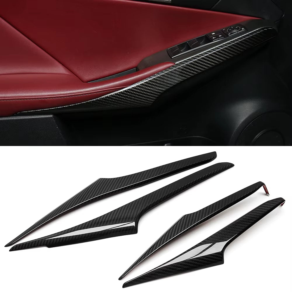 Carbon Fiber Interior Door Panel Trim Set -  Lexus IS 300 350 IS250 200t 350F F Sport 2013-2019