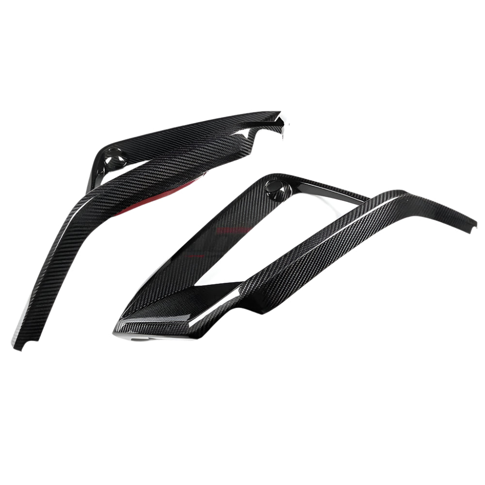 Carbon Fiber Front Fog Light Grille Cover Trim - Acura Integra Type S 2023-2025