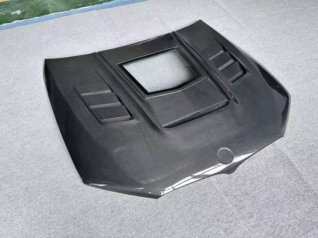 Carbon Fiber Engine Hood Bonnet w/ Transparent window - BMW 5 Series F90 M5