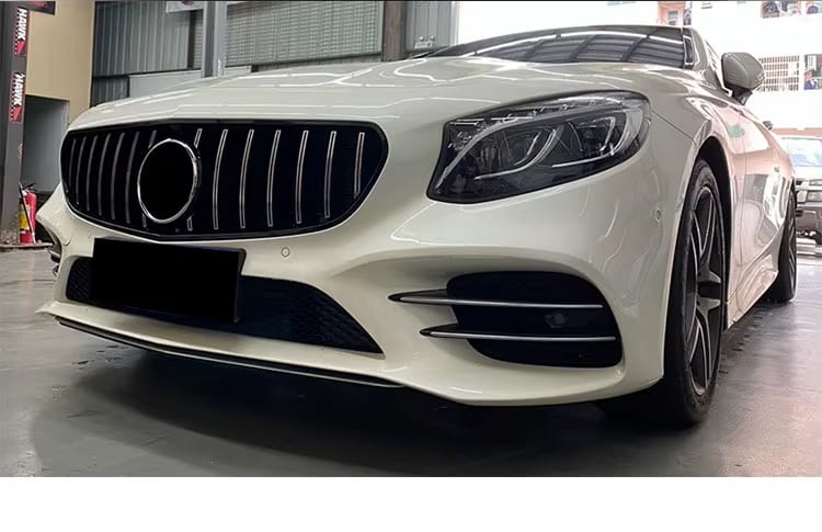Gloss Black GT Style  Front Grille - Mercedes S Class W217 2018+