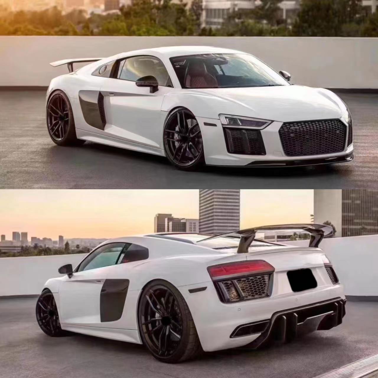 Full Carbon Fiber V-Style R8 Aero Kit - Audi R8 2017-2019