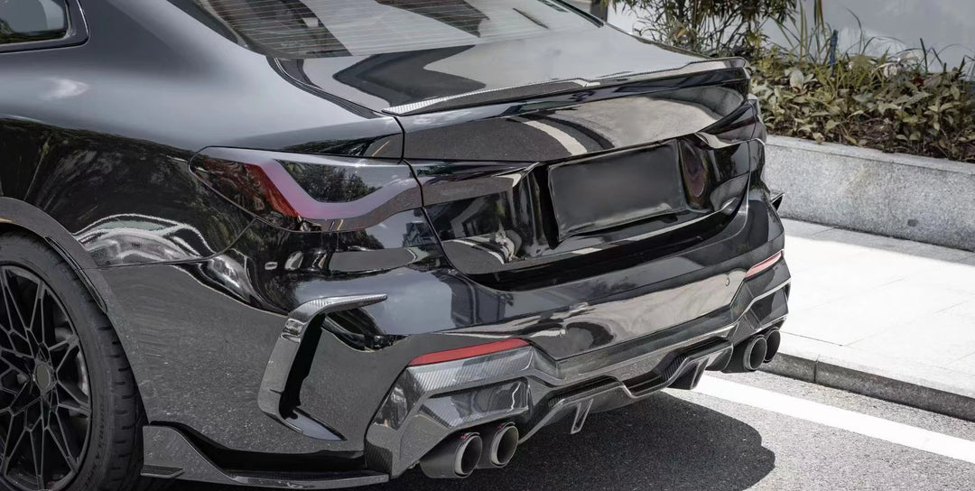 Carbon Fiber Rear Bumper Trims - BMW 4 Series G22 G23