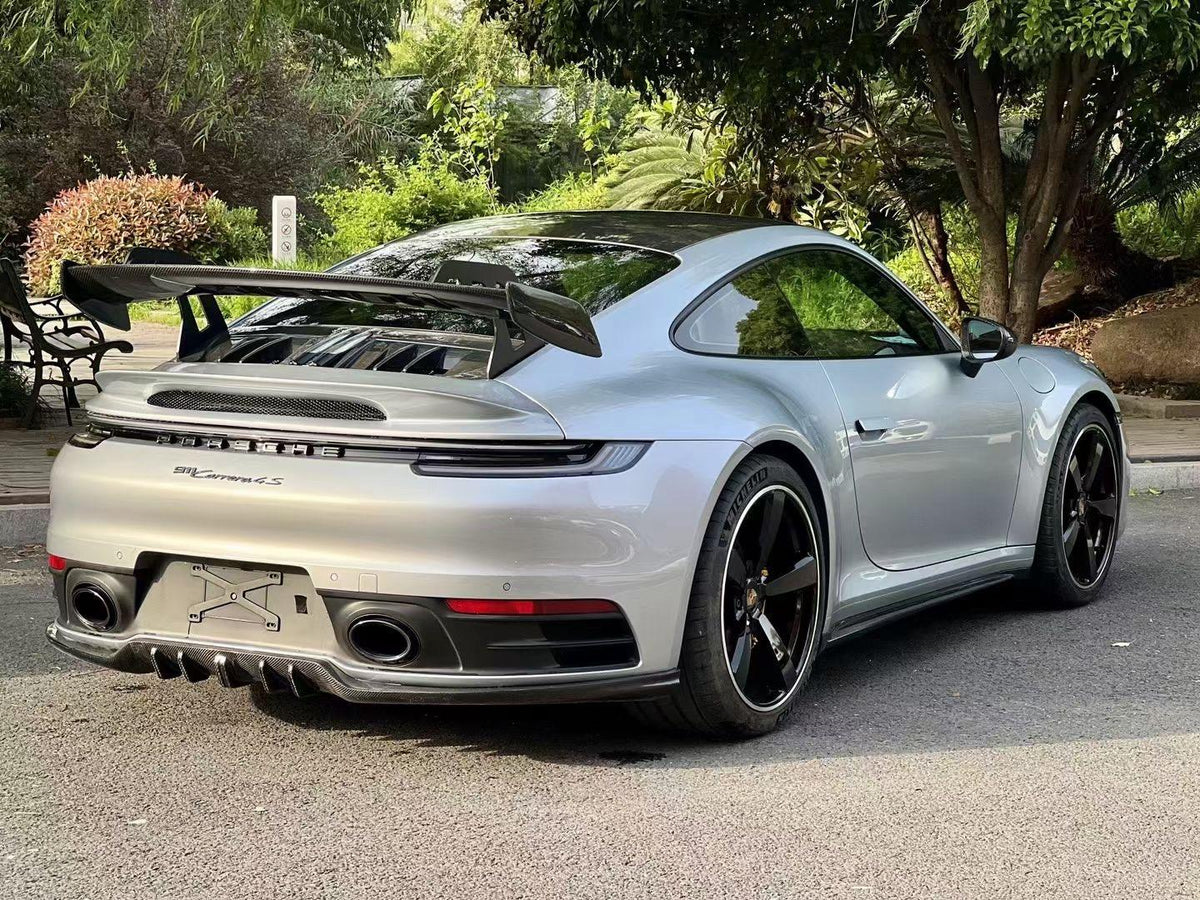 Carbon Fiber GT3 Style Carbon Fiber Wing & Base - Porsche 911/992