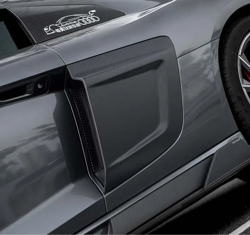 Paktechz Dry Carbon Fiber Side Blades -  Audi R8 Gen2