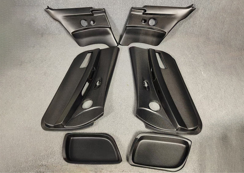 OEM-Style Carbon Fiber Door Inner Panel Upgrade - 2007-2013 BMW 3 Series 328i/335i Coupe/Convertible E92/E93 M3
