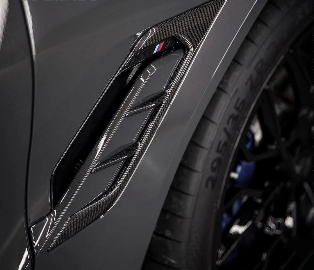 Carbon Fiber LD Style Side Fender & Rear Bumper Trim & Trunk Lid Trim - BMW F96 X6M