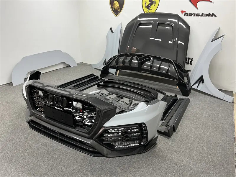 Mansory Style Carbon Fiber Full Complete WideBody  Kit - Audi Q8 / RSQ8