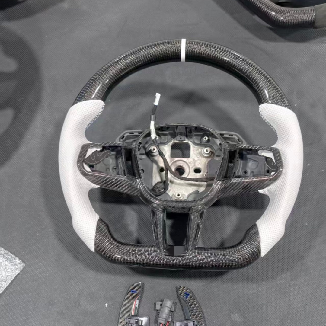 Carbon Fiber Steering Wheel for BMW M5 2024-2026 2 5 7series X1 X2 X3 M5 U06 U10 U11 G45 G60 G61 G70 G90 G99
