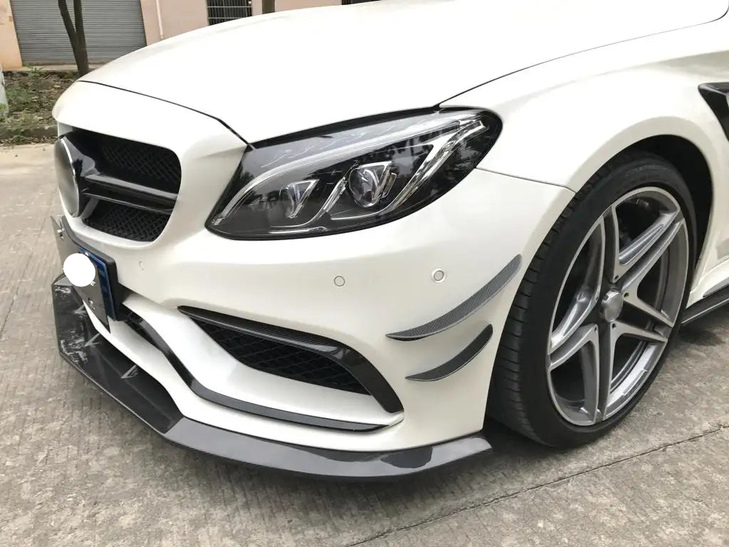 Carbon Fiber Front Splitter Lip -  Mercedes Benz W205 C63 AMG 15-18