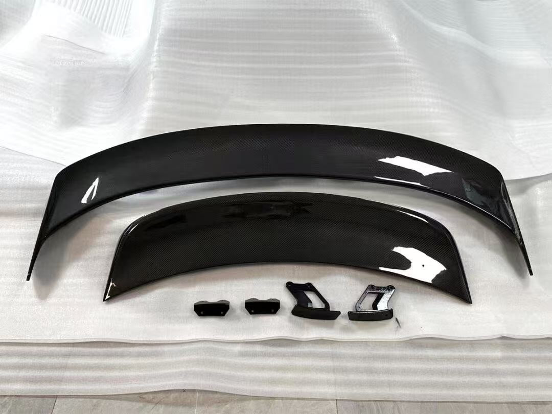 Dry Carbon Fiber W Style GT Spoiler Wing W Style - Porschee Taycan