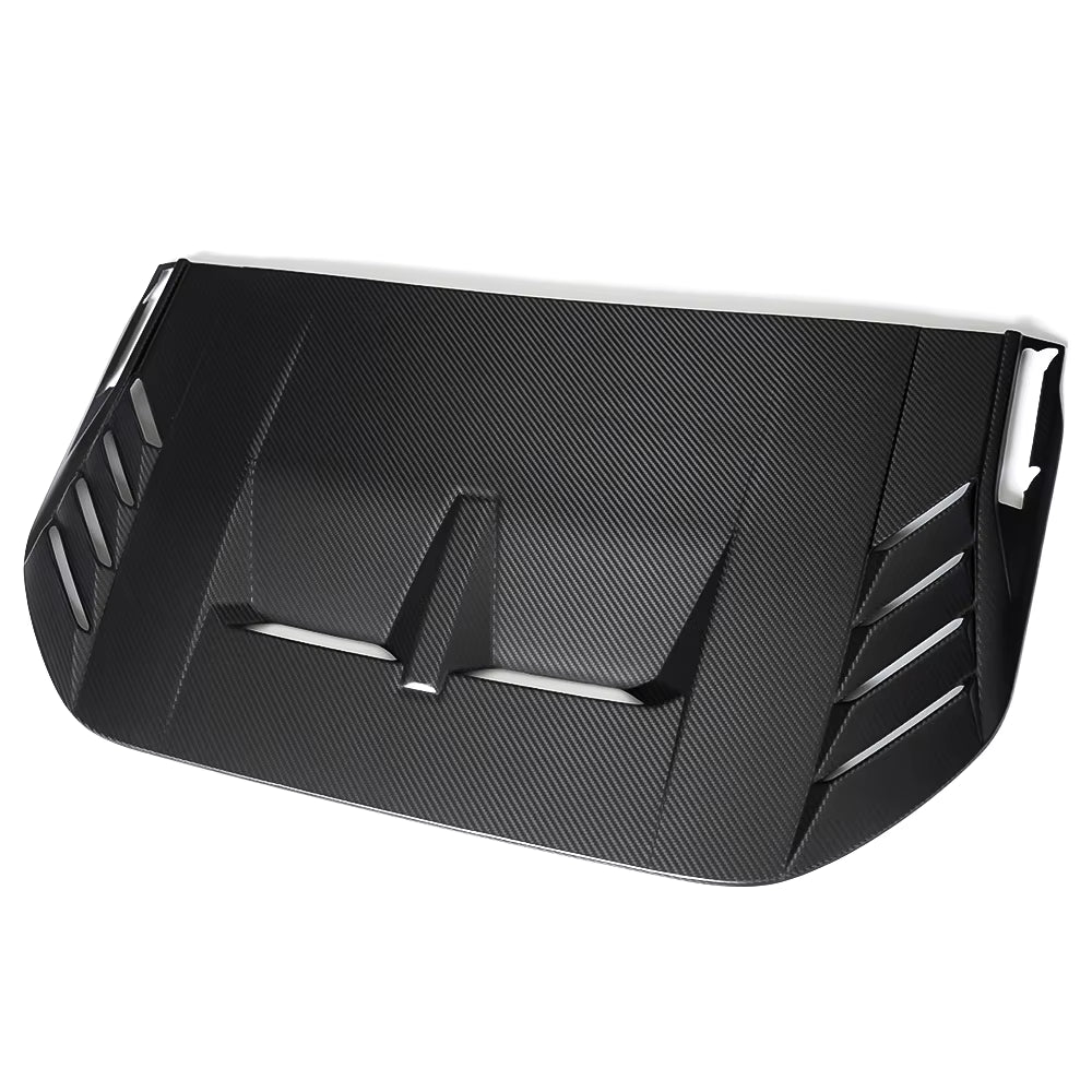 Carbon Fiber Car Front Engine Hood Engine Bonnet Cover Trim - Ford Bronco Raptor 2021 - 2024