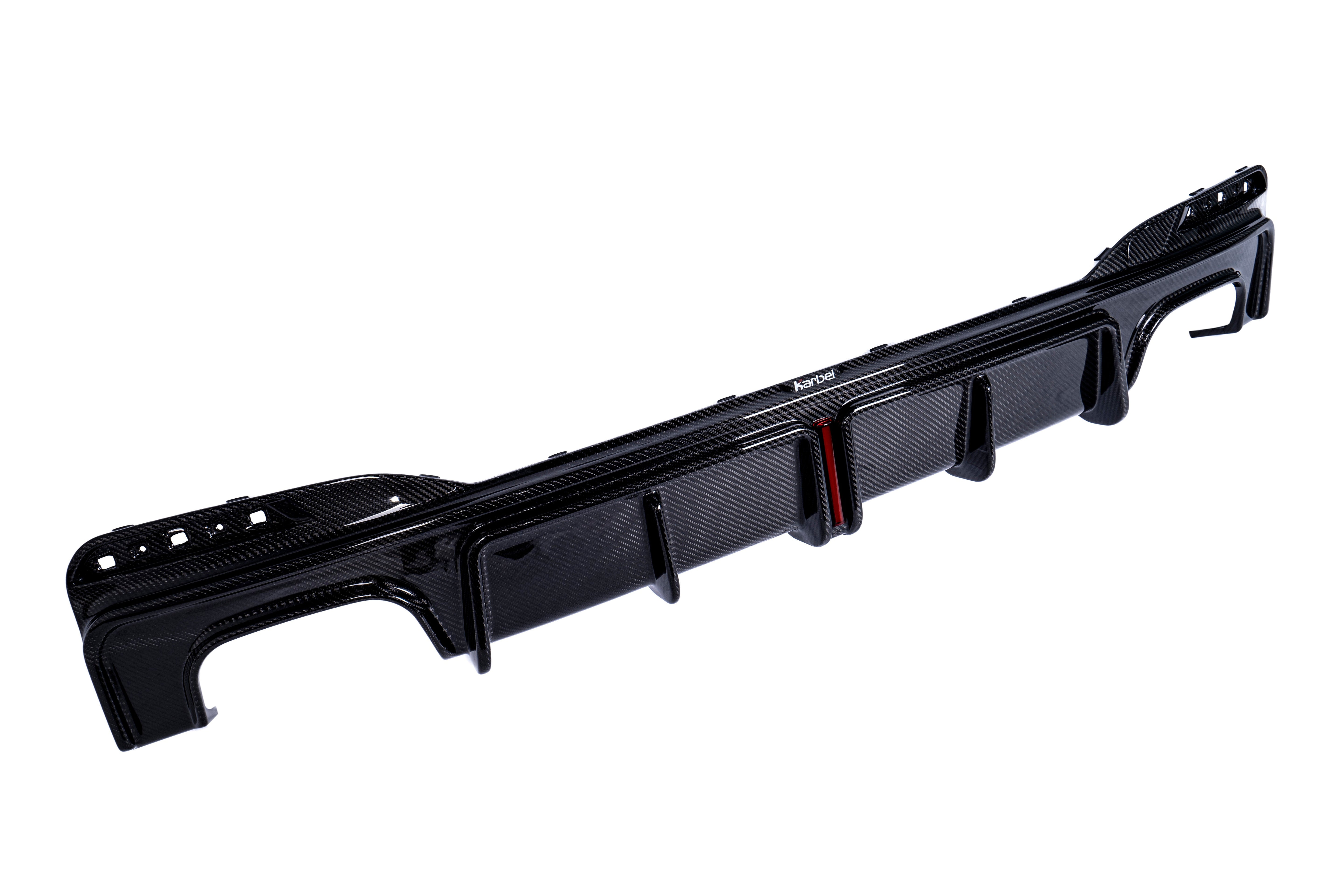 Carbon Fiber Karbel Rear Lip Diffuser - BMW 5 Series /G30-M Sport 19~23