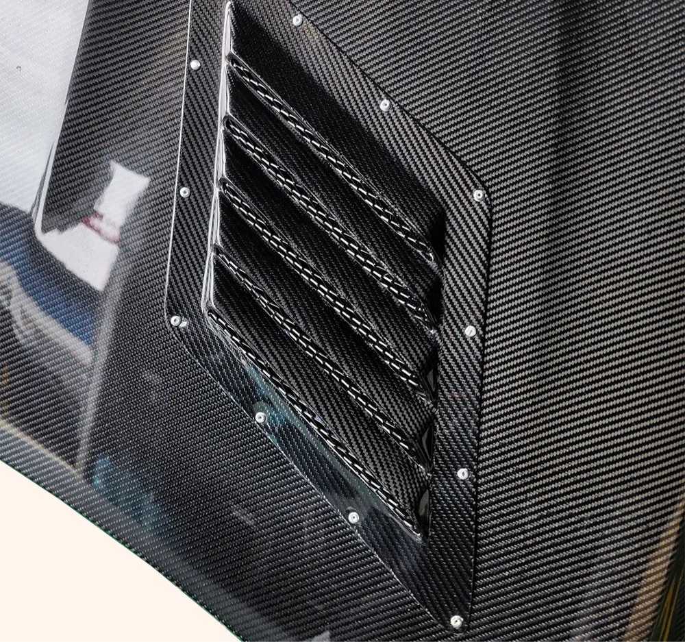 Carbon Fiber W Style Vented Front Hood - BMW F82 M4 2015-20