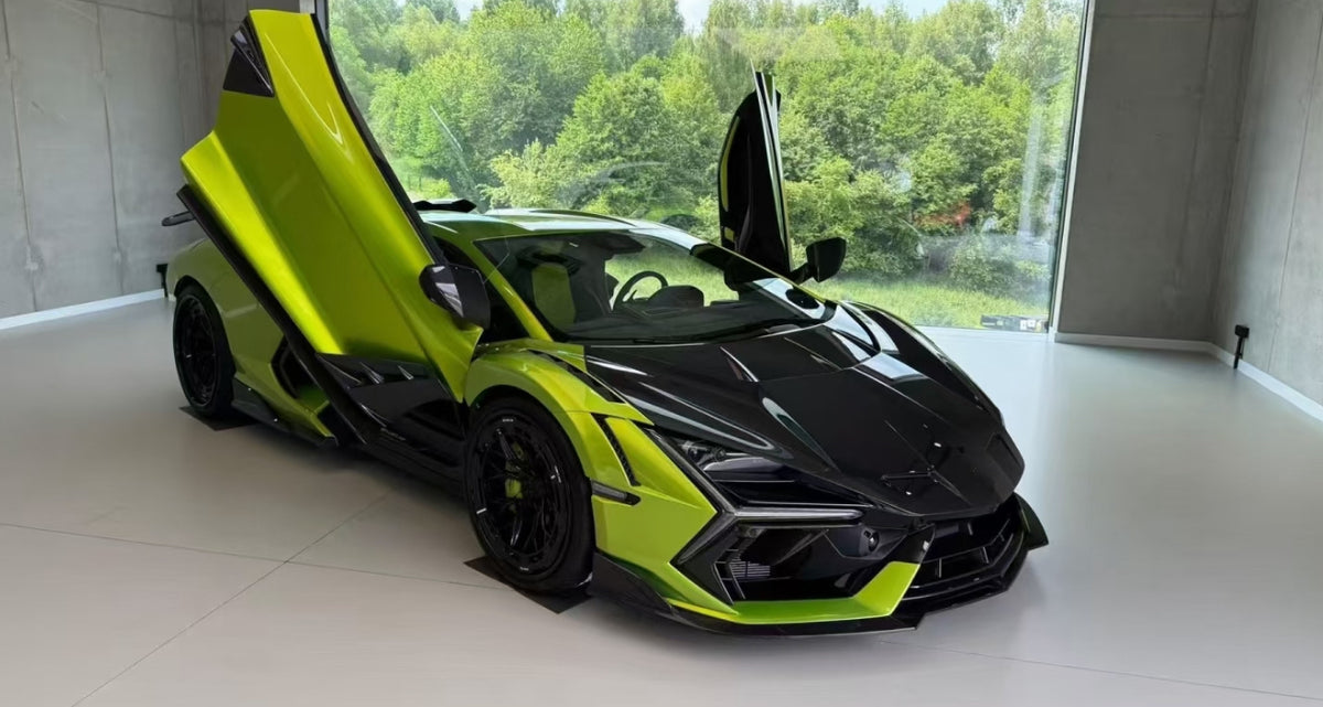 Carbon Fiber Hood Bonnet 10 Style Cover Replacement - Lamborghini Revuelto