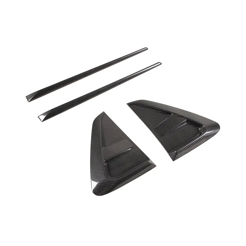 Paktechz Dry Carbon Fiber Parts Front Fender Trims - Porsche Cayenne Coupe Turbo 2018 - 2024