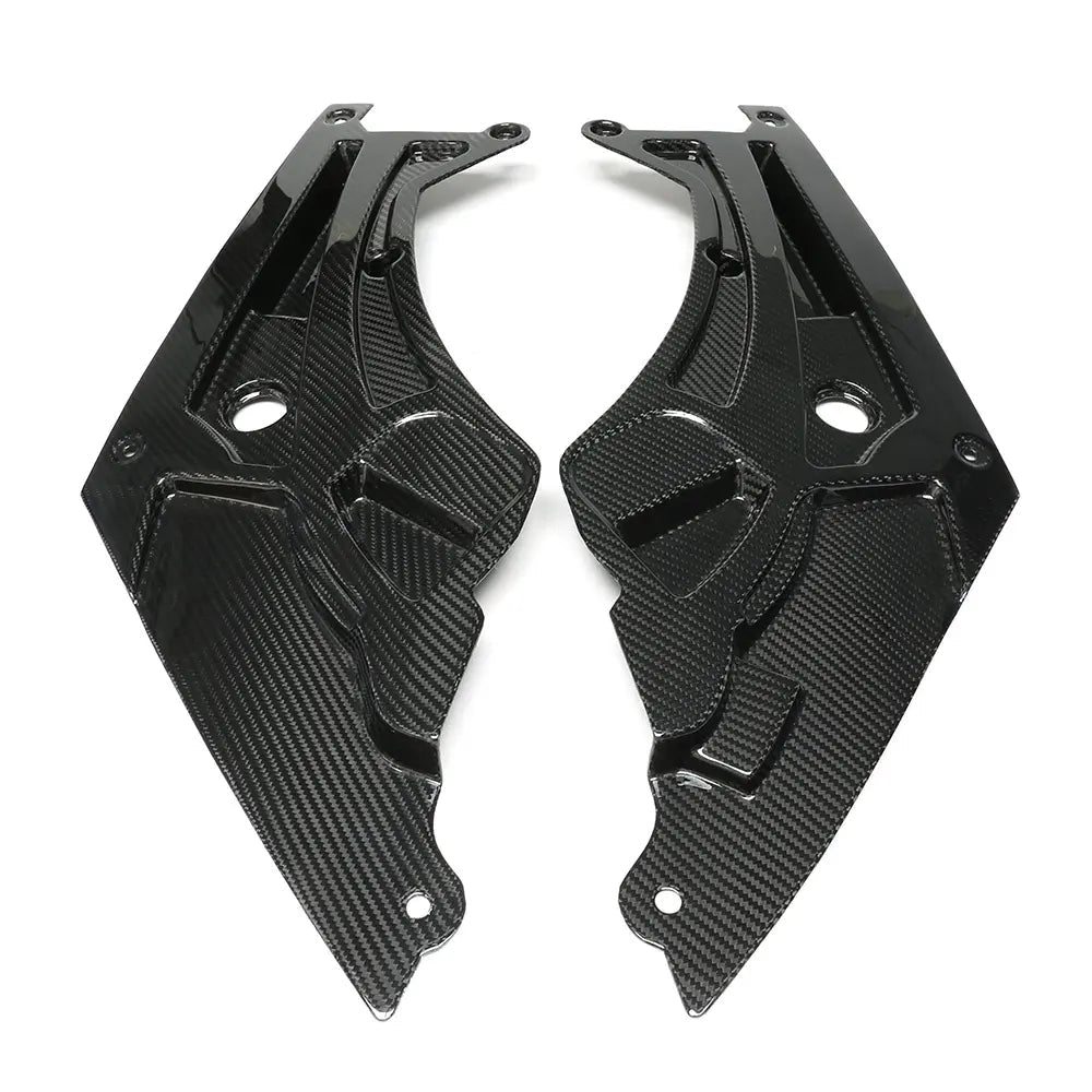 Dry Carbon Front Engine Corner Bay headlight lamp Cover Set -  BMW G8X G80 & G81 M3 / G82 & G83 M4 / G87 M2
