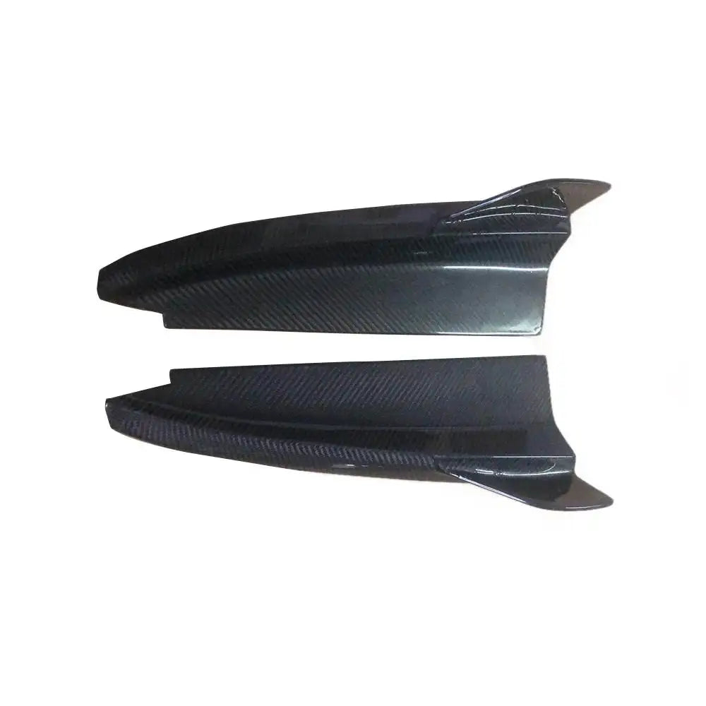 Carbon Fiber Rear Bumper Canard Splitter -  Mercedes-Benz C Class A205 C205 Sport C43 AMG Sedan Coupe 2015 - 2019