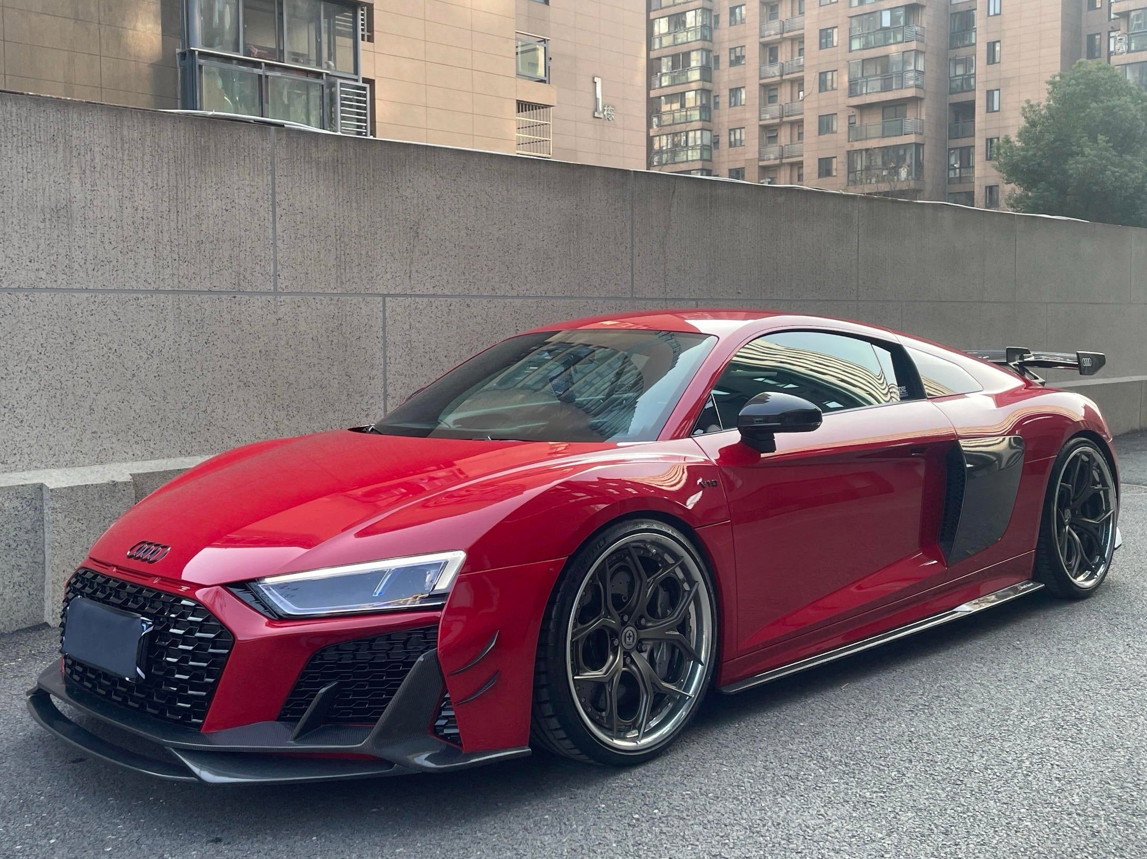 2017-2018 Face Lift Bumper Conversion Kit to 2019-2023 - Audi R8 Gen 2