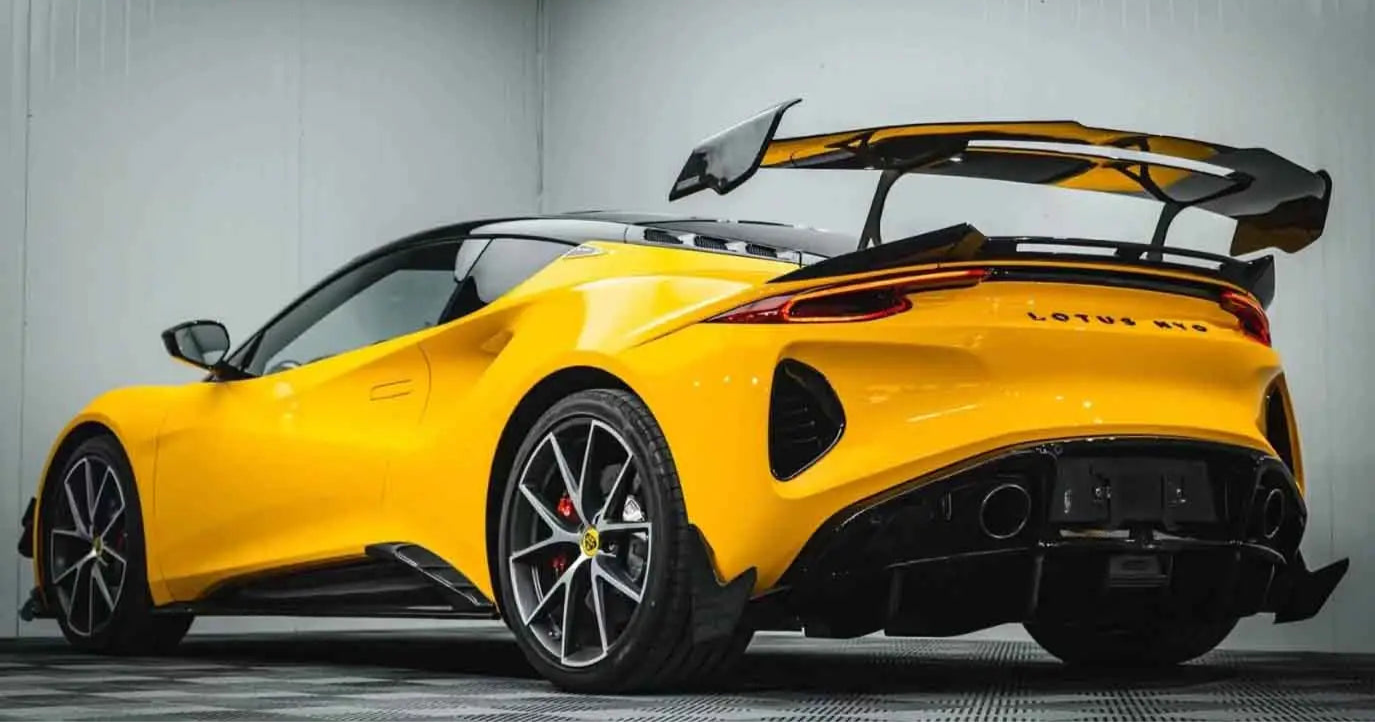 MT Style Dry Carbon Fiber Rear Spoiler Wing - Lotus Emira 2022-2024