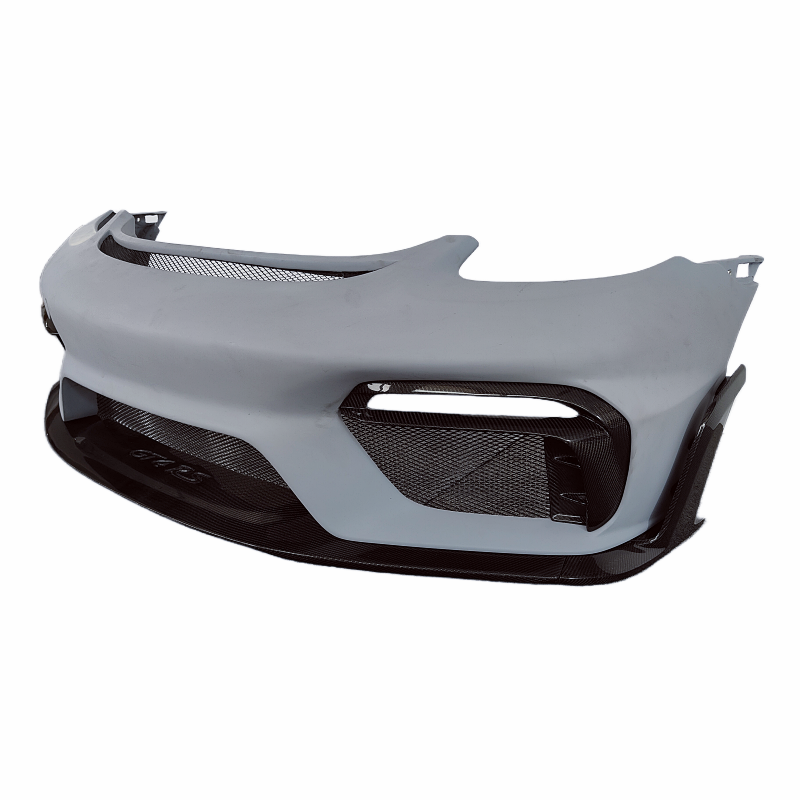 Semi Carbon Fiber GT4RS Style Front bumper upgrade - Porsche 718 Cayman Boxster