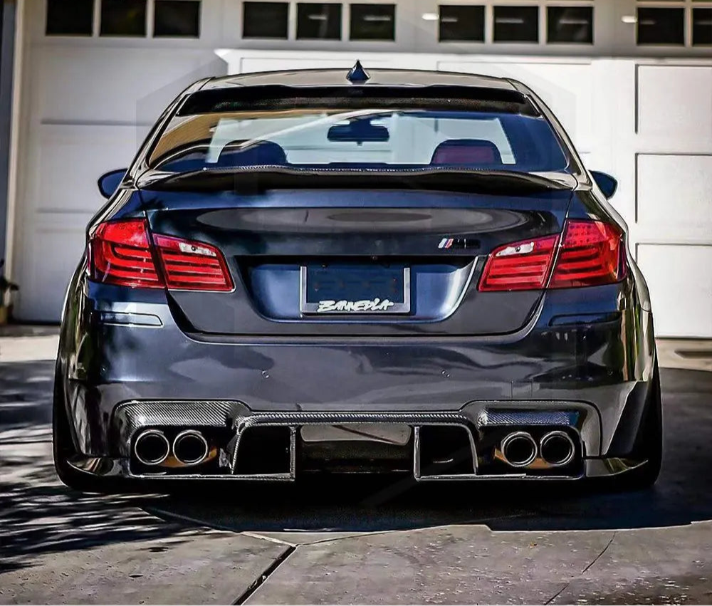 Carbon Fiber PSM Style Rear Diffuser -  BMW 5 Series M5 F10 F18 2010-2016
