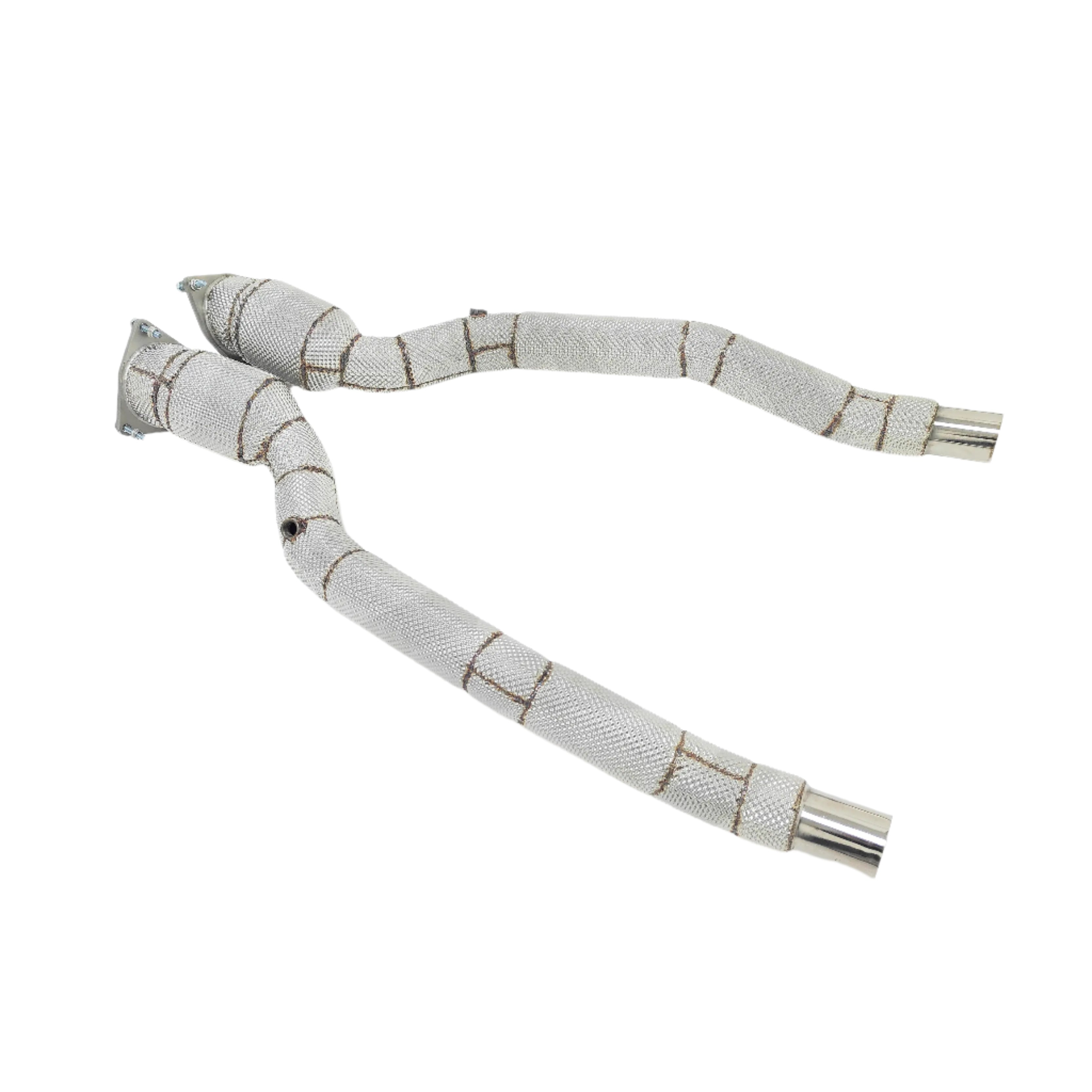 Exhaust Downpipe w/ Heat Shield - Ferrari F12 Berlinetta/812 Superfast/FF V12