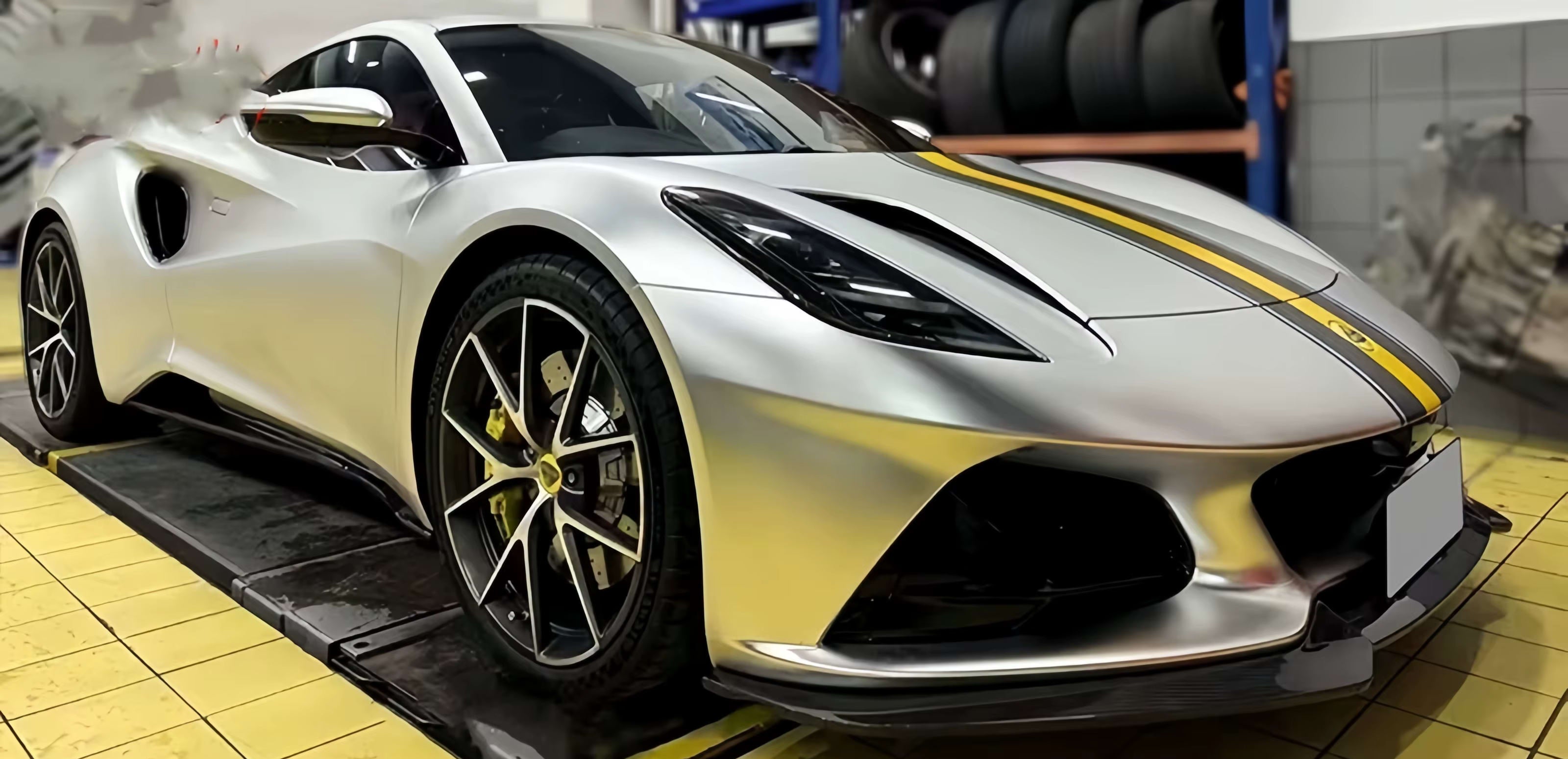 Dry Carbon Fiber Front Lip - Lotus Emira