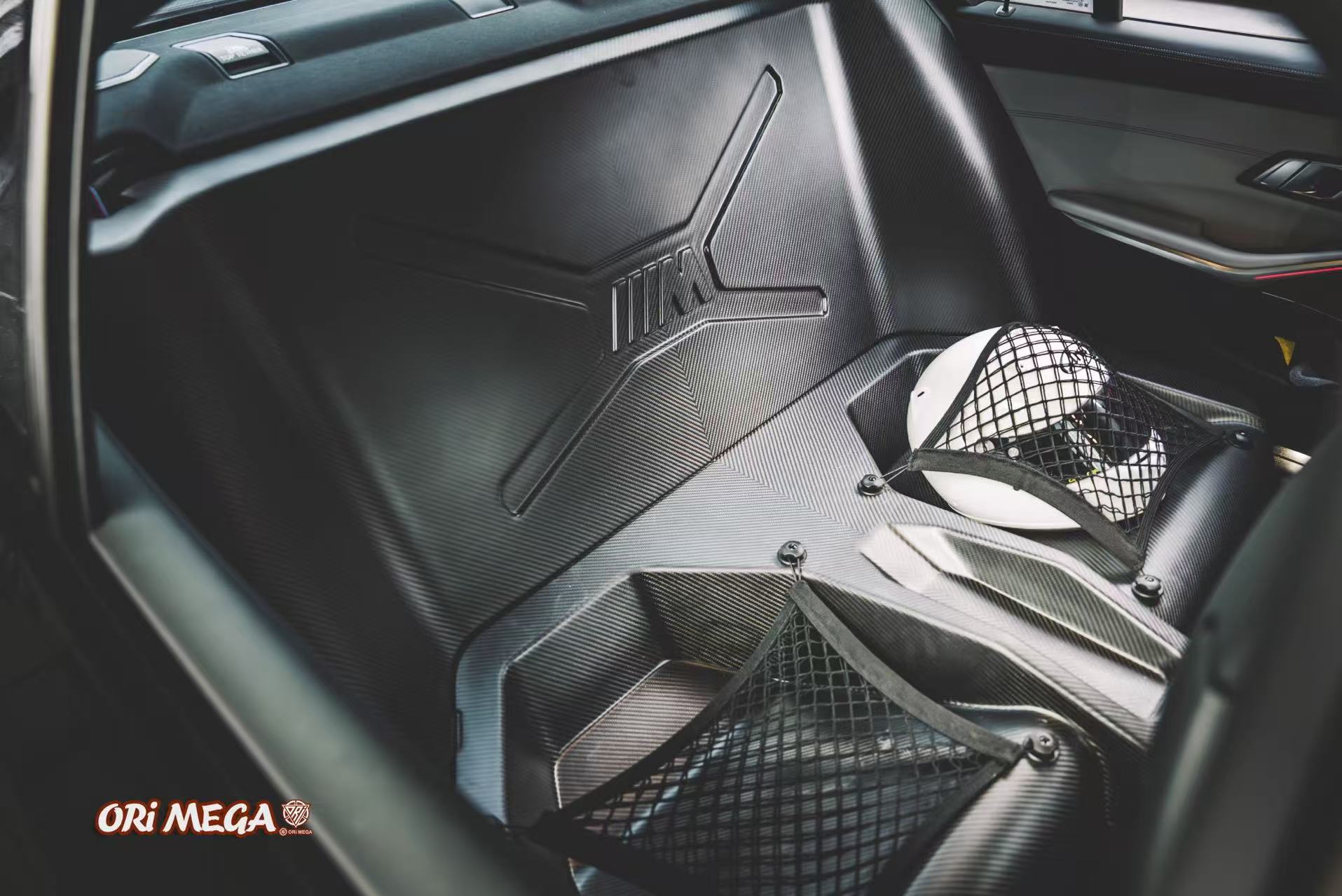 BMW G80 M3 G82/G83 M4 Carbon Fiber Rear Back Seat Delete Kit