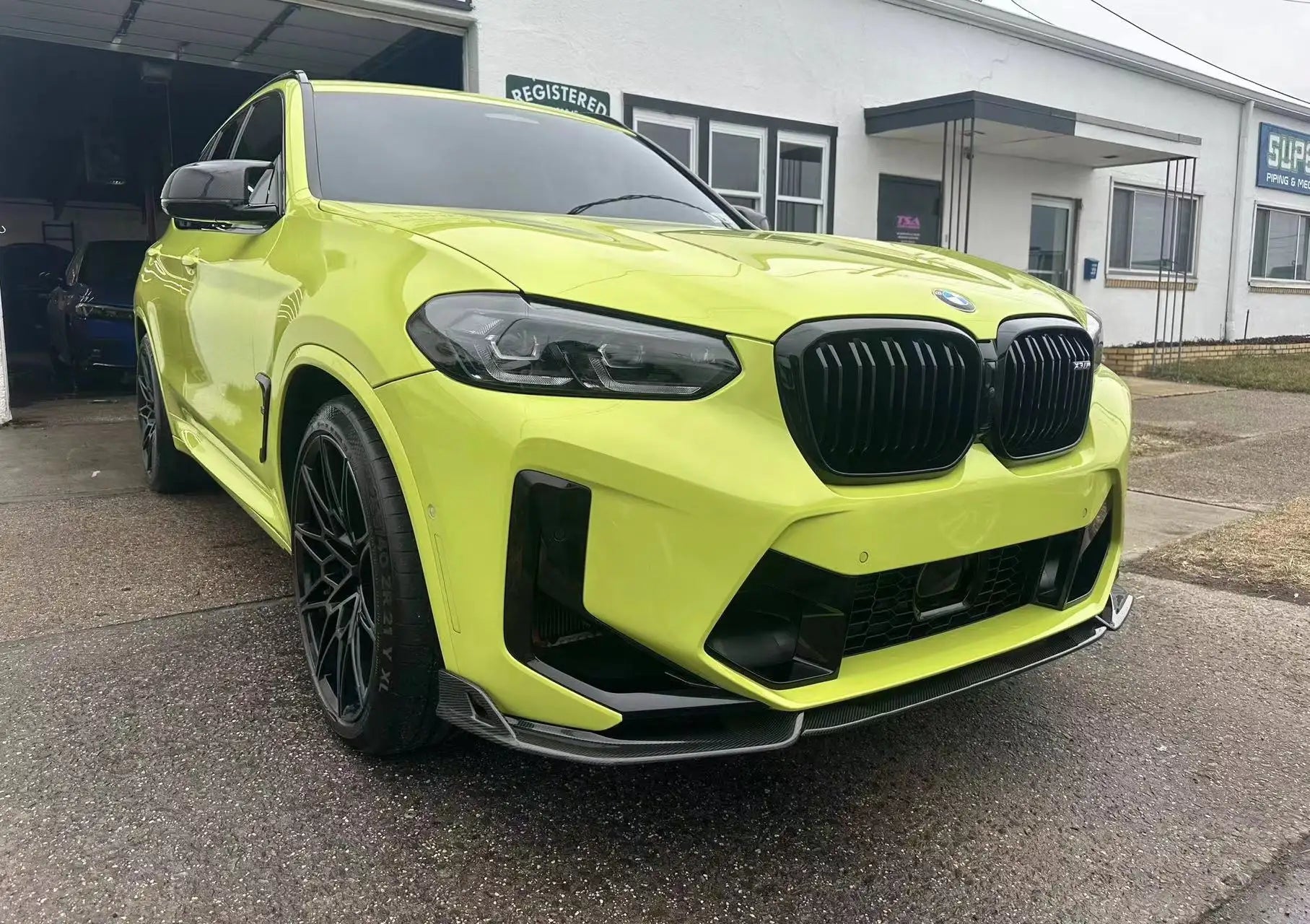 Carbon Fiber AE Front Splitter lip - BMW X3M F97 X4M F98 2022+