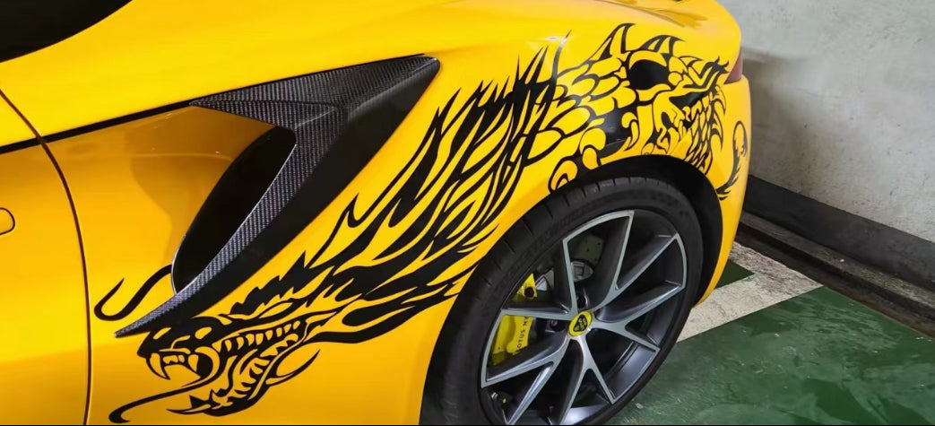 Carbon Fiber Side Vent Trim - Lotus Emira