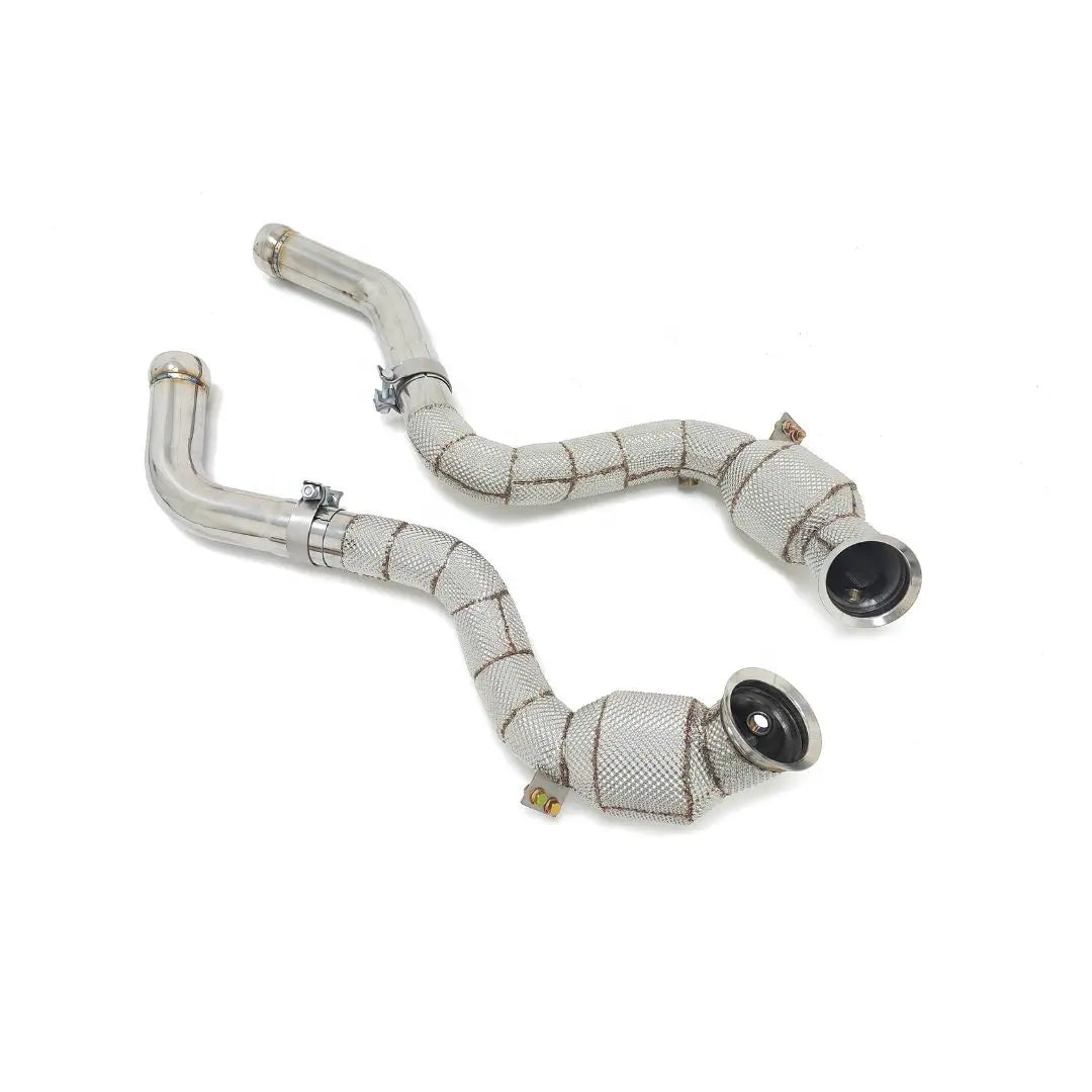 High Performance Catless Down Pipes - Mercedes Benz W205 C63 C63S AMG