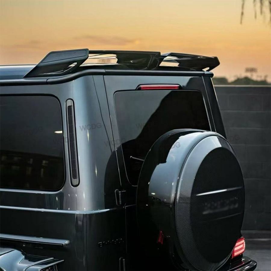 Carbon Fiber Rear B style Roof Spoiler - Mercedes G wagon G400 G500 G550 G63 W465