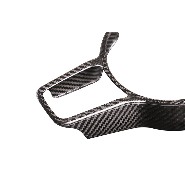Carbon Fiber Steering wheel trim Cover - Porsche Panamera Cayenne Macan 911 718 918 Cayman