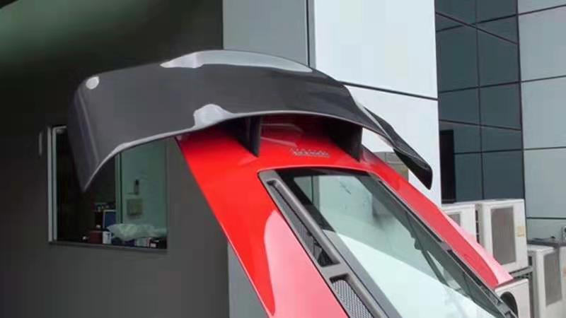 Carbon Fiber Rear V Style Wing - Ferrari F430