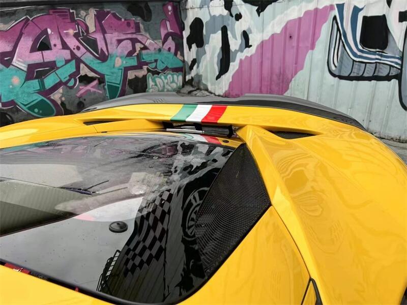 Carbon Fiber Rear Spoiler -  Ferrari F8