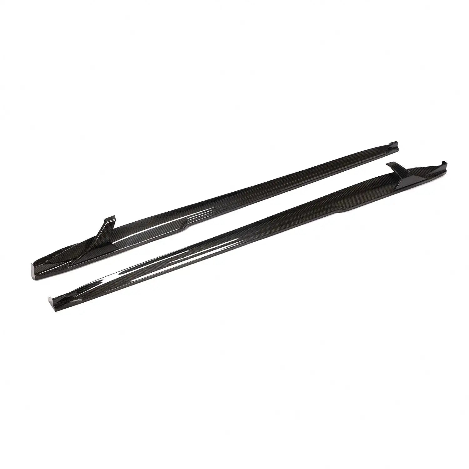Carbon Fiber Prepreg Finned Side Skirt V3 -  Porsche 911 991 Carrera 4 GTS 3.0T 2017-2019