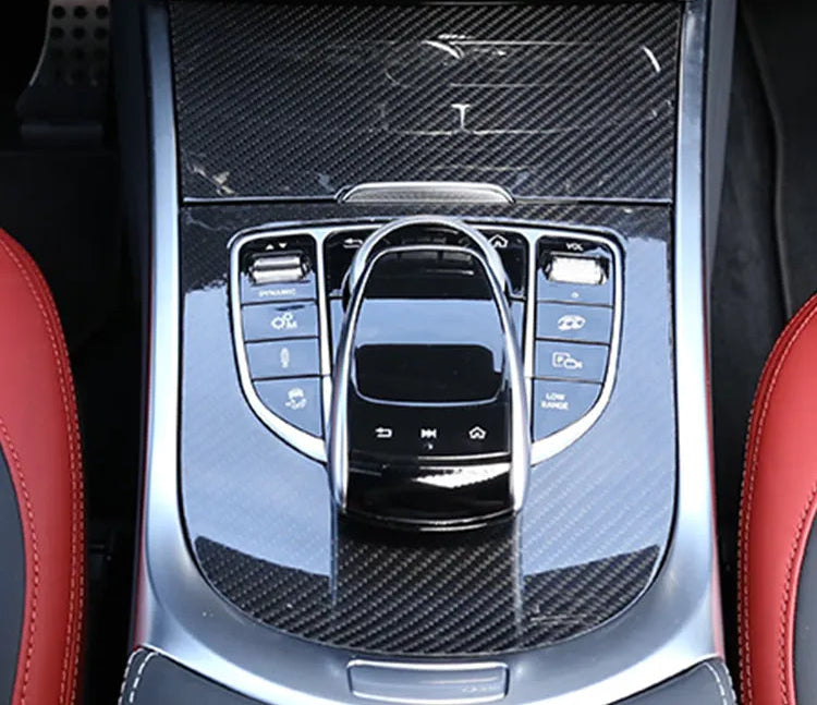 Carbon Fiber Center Console Gear Shift Panel - Mercedes-Benz G Class W463 2019-2023