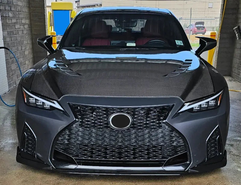 Carbon Fiber Vented Engine hood - Lexus IS 300, IS 350, and IS 500 (2021-2024)