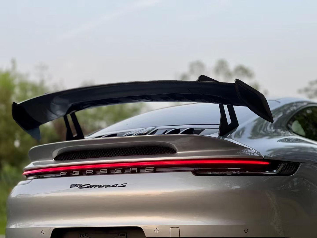 Carbon Fiber GT3 Style Carbon Fiber Wing & Base - Porsche 911/992