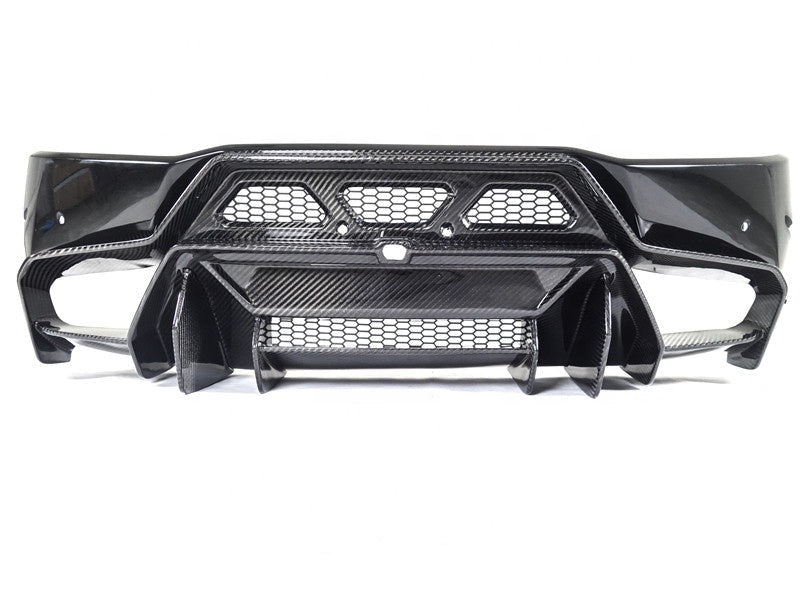 Carbon Fiber VRS Rear Bumper w/ Diffuser -  2014 to 2019 Lamborghini Huracan LP610-4