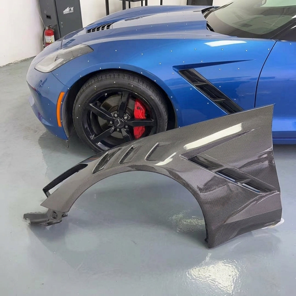 Carbon Fiber Vented Fenders - Chevrolet Corvette C7 Stingray Z06