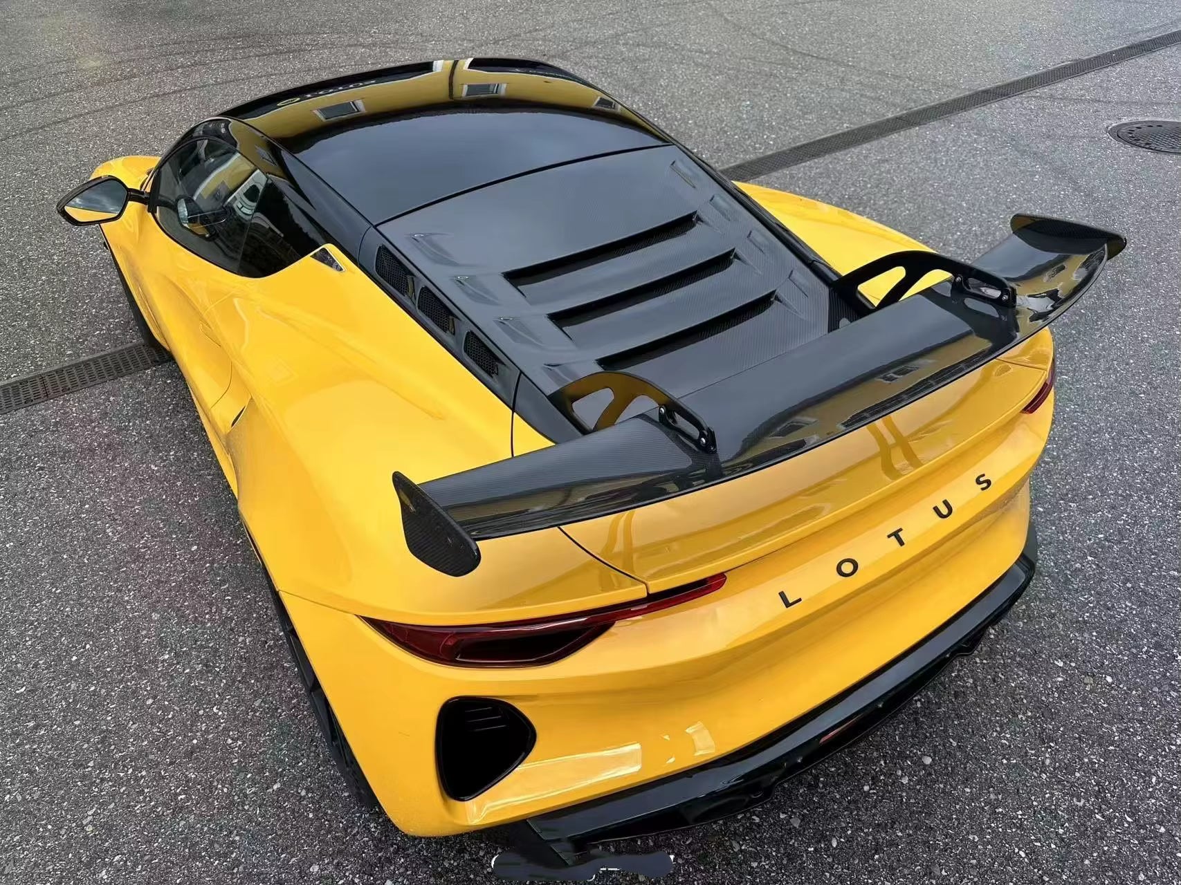 Carbon Fiber Rear GT Style Wing - Lotus Emira