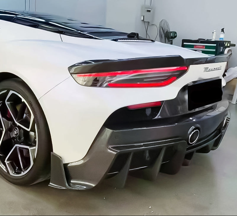 Prepreg Dry Carbon Fiber PK Diffuser - Maserati MC20