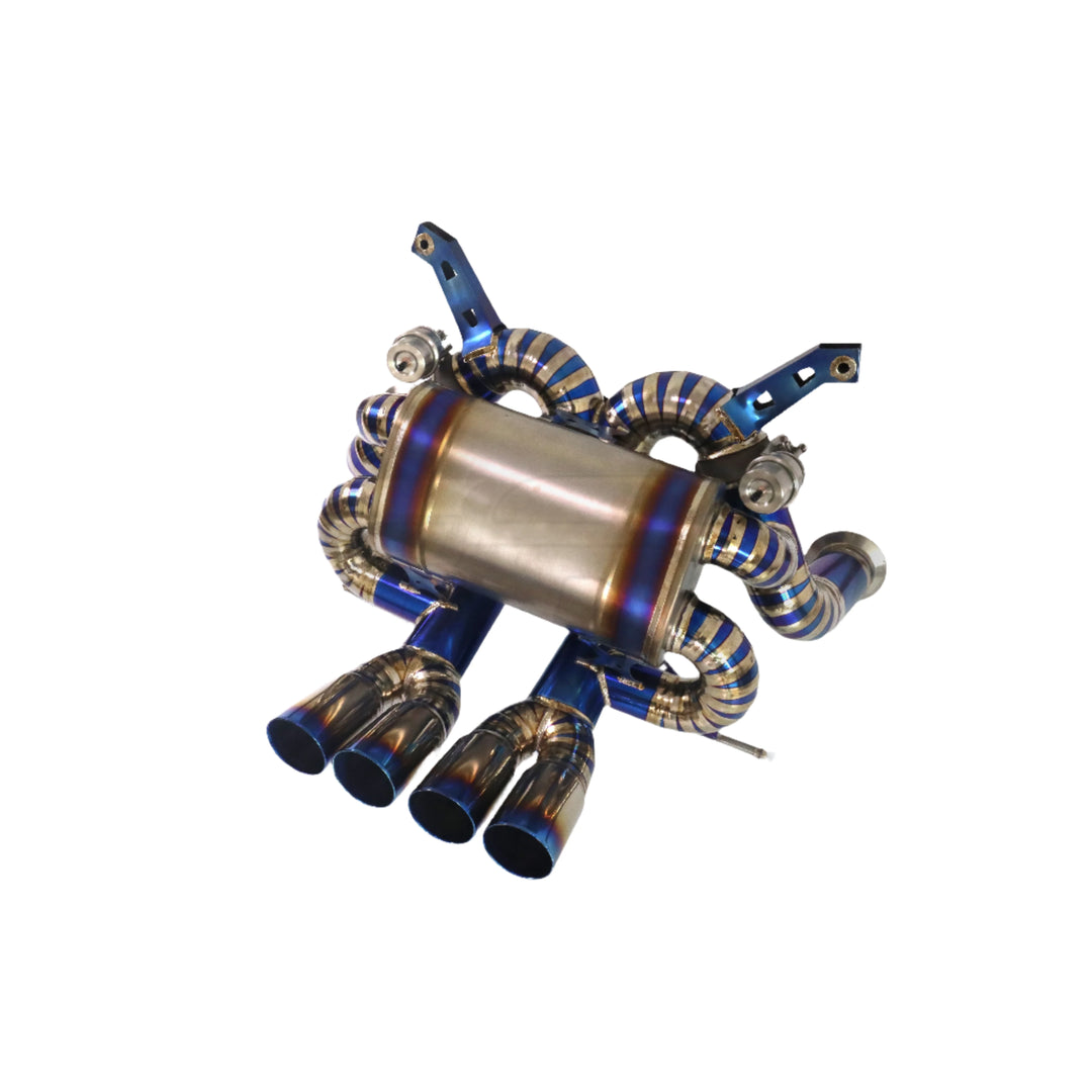 Titanium Alloy Exhaust System Performance Catback w/ Valve Muffler -  Lamborghini Aventador LP700 6.5l V12