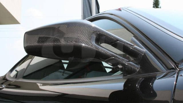 Full Carbon Fiber Mirror Frame Fit For 2004-2009 F430 Coupe Spider Scuderia 16M