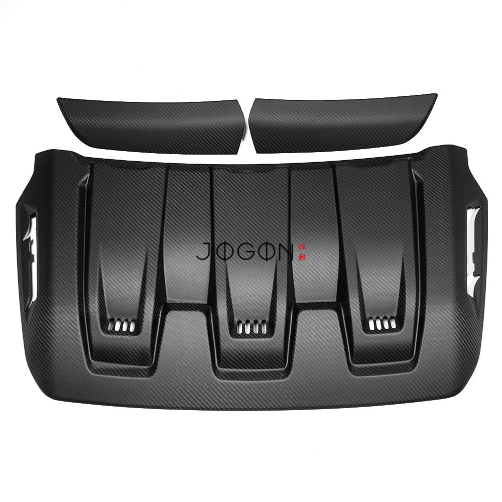 Carbon Fiber Front Hood Vent Scoop Cover - Ford F150 F-150 Raptor R 2021-2025