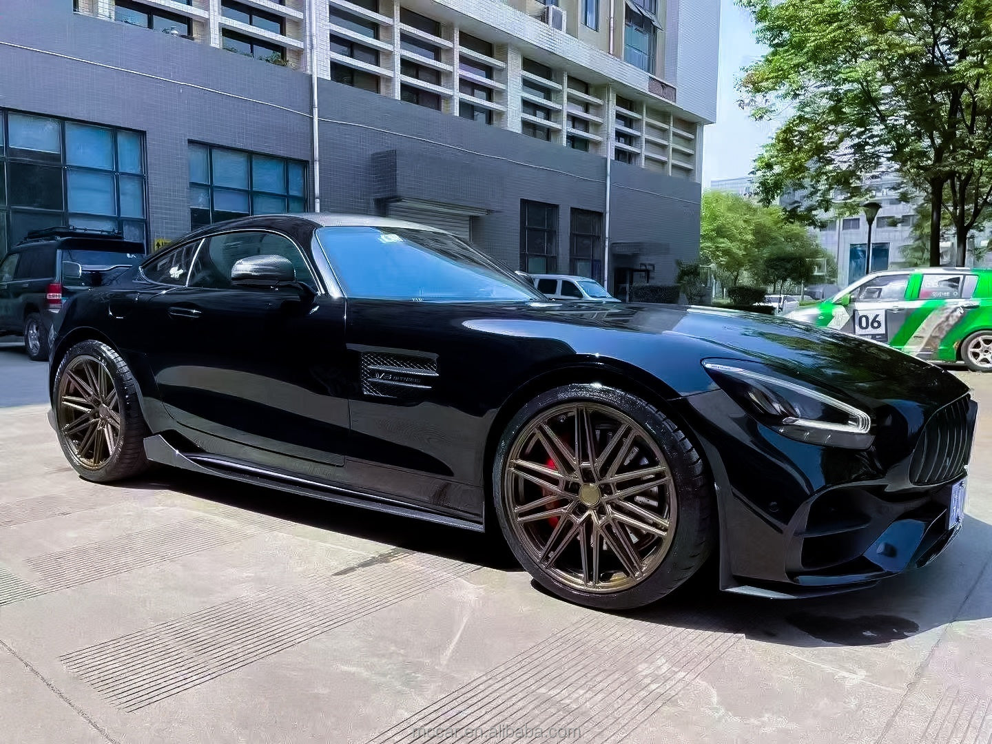 Paktechz Carbon Fiber Side Skirts V1 - Mercedes Benz AMG GT GTS C190 2